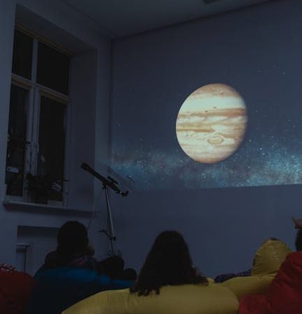 Как настроить ночник-проектор звезда для спальни